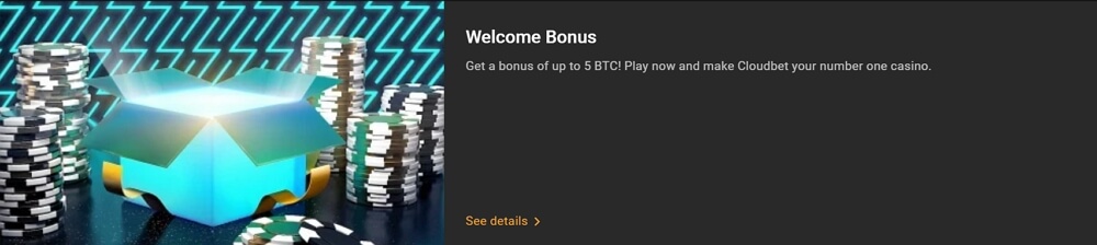 cloudbet welcome bonus