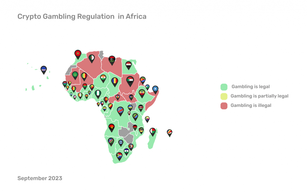 Crypto Gambling Regulations in Africa – 2023 Overview