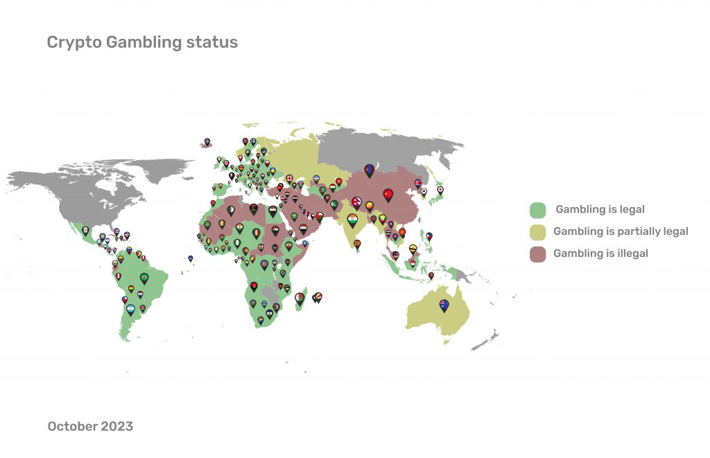 Worldwide Online and Crypto Gambling Status– 2023 Overview