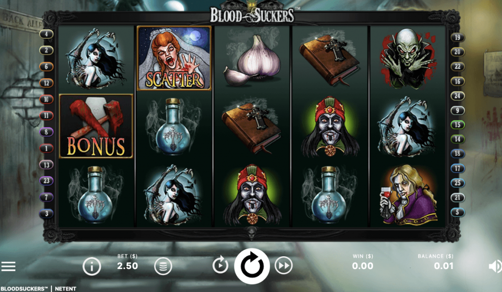 blood suckers halloween slots