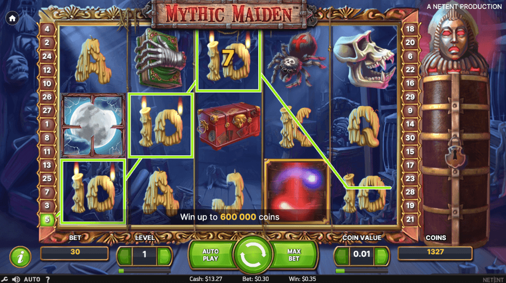 mystic maiden halloween slot