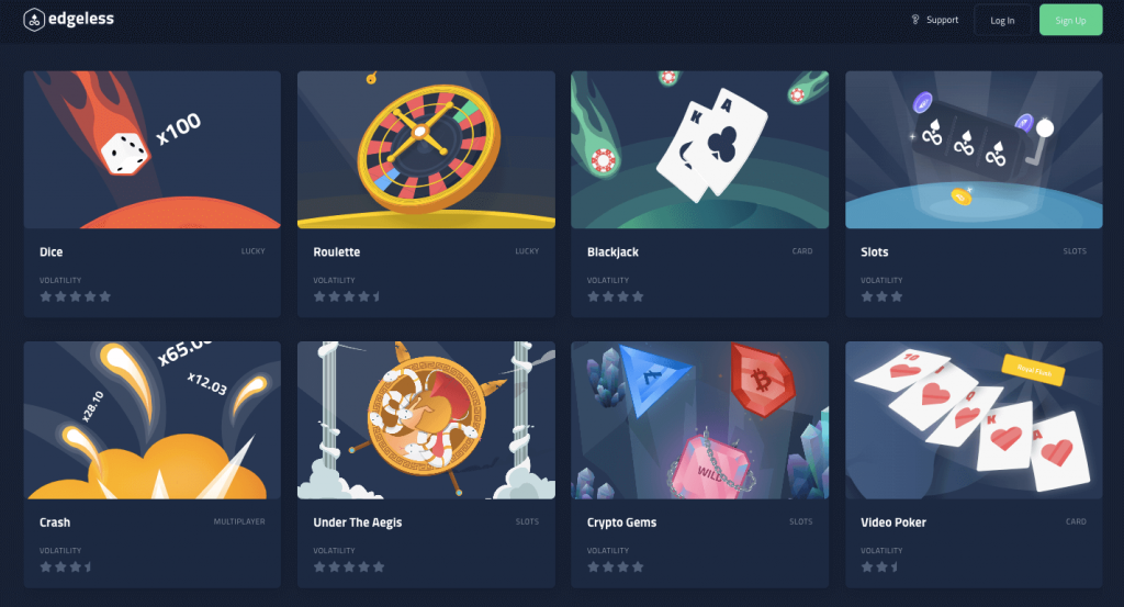 edgeless casino